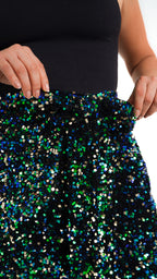 Falda de lentejuelas